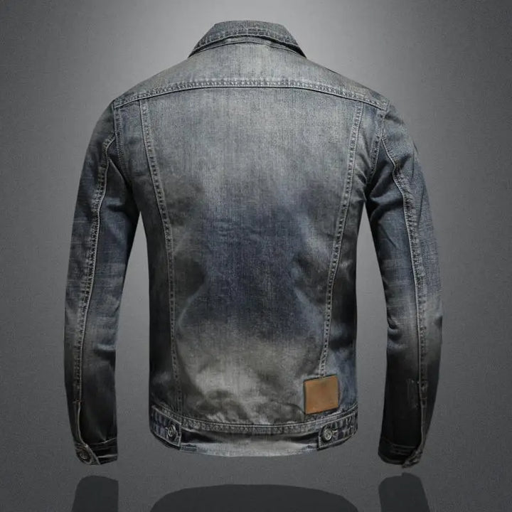 Herren Denimjacke im klassischen Vintage-Stil (4)