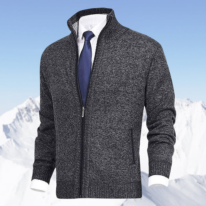 Herren Elegante Leichte Weste für den Herbst in Dunkelgrau