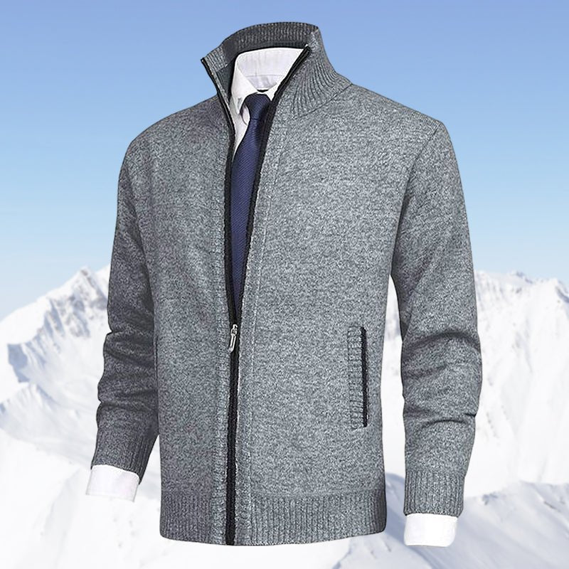 Herren Elegante Leichte Weste für den Herbst in Hellgrau