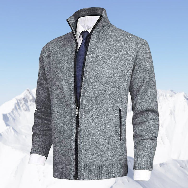 Herren Elegante Leichte Weste für den Herbst in Hellgrau