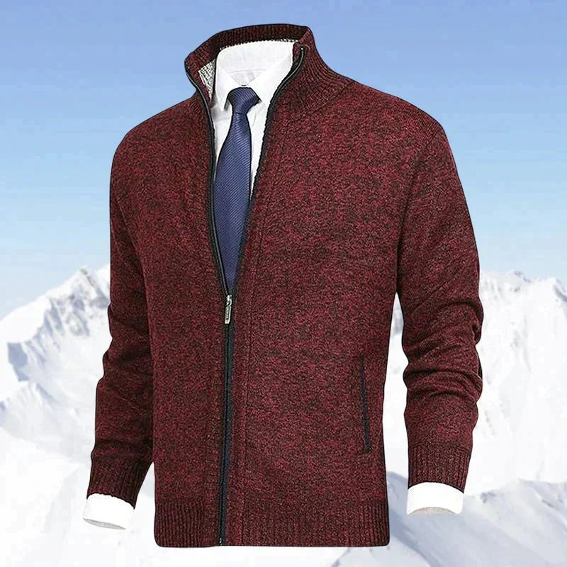 Herren Elegante Leichte Weste für den Herbst in Rot