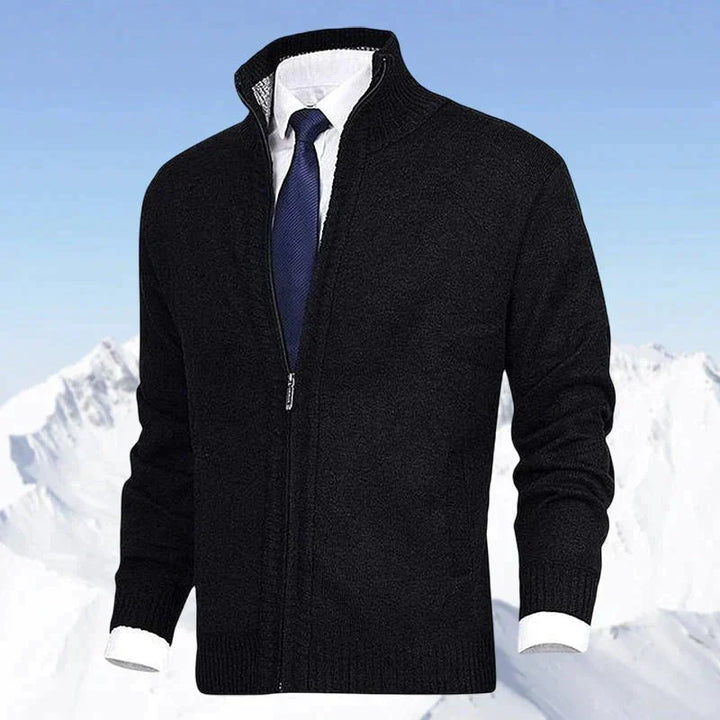 Herren Elegante Leichte Weste für den Herbst in Schwarz