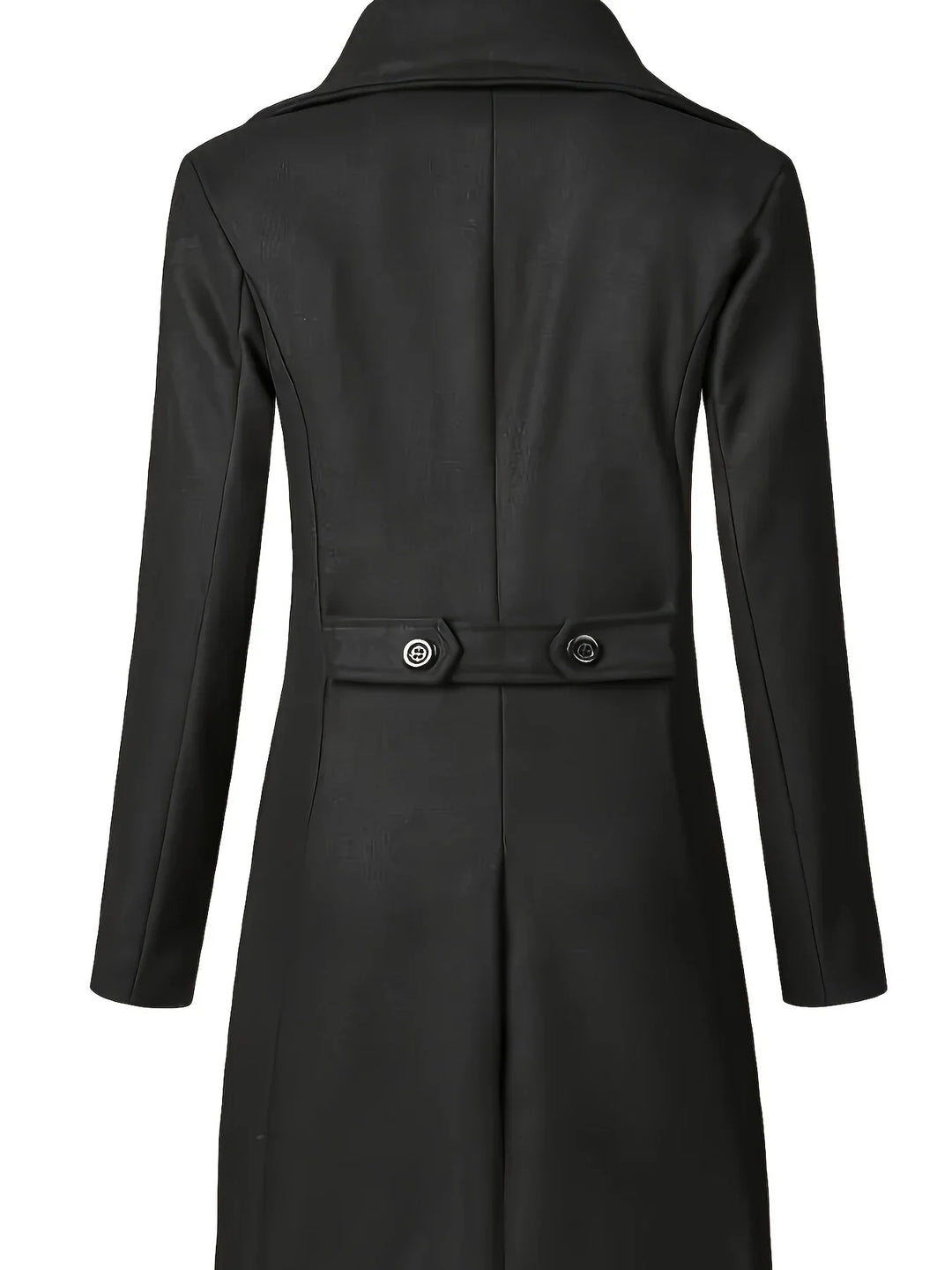 Herren Eleganter Wollmantel im Trench-Stil (6)
