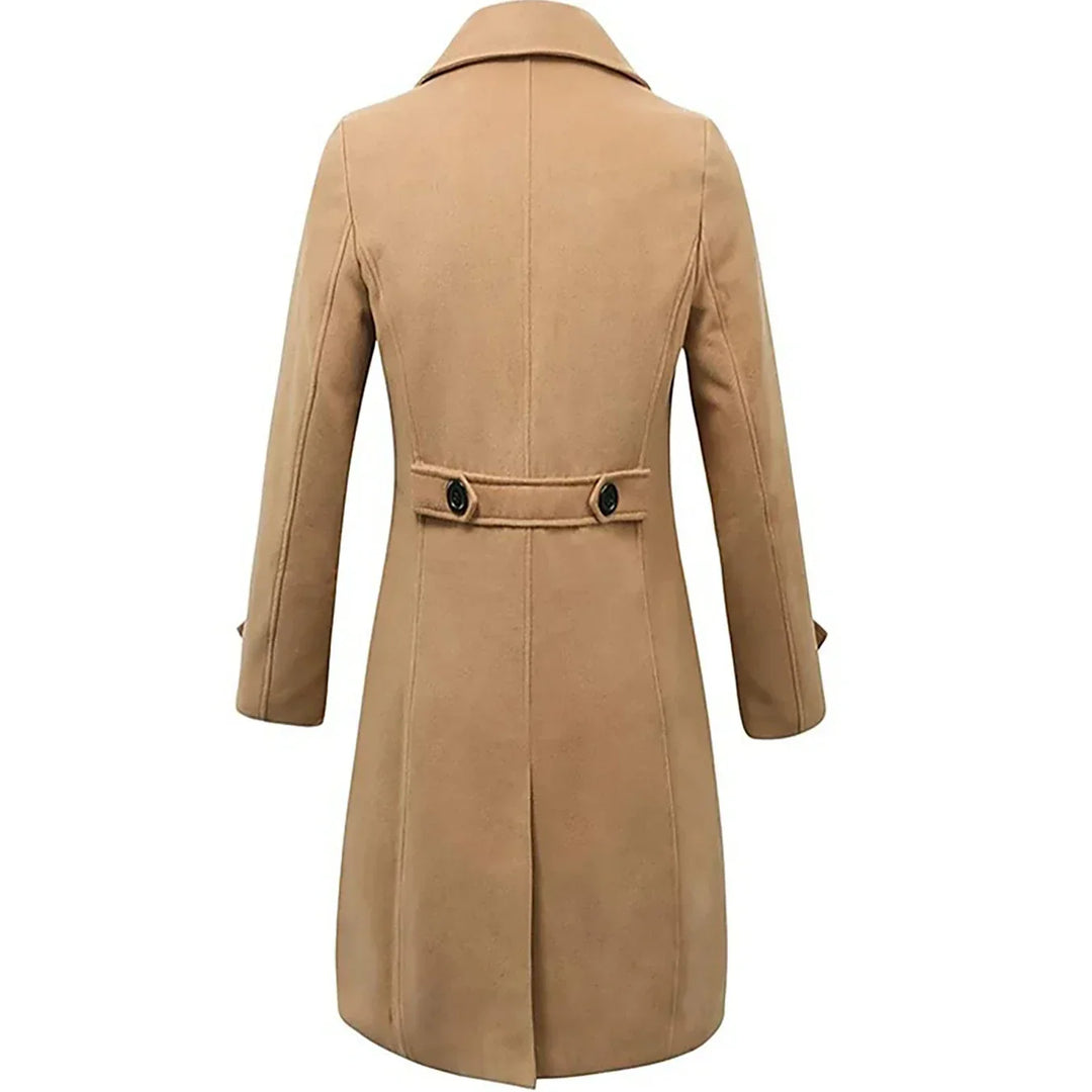 Herren Eleganter Wollmantel im Trench-Stil (7)