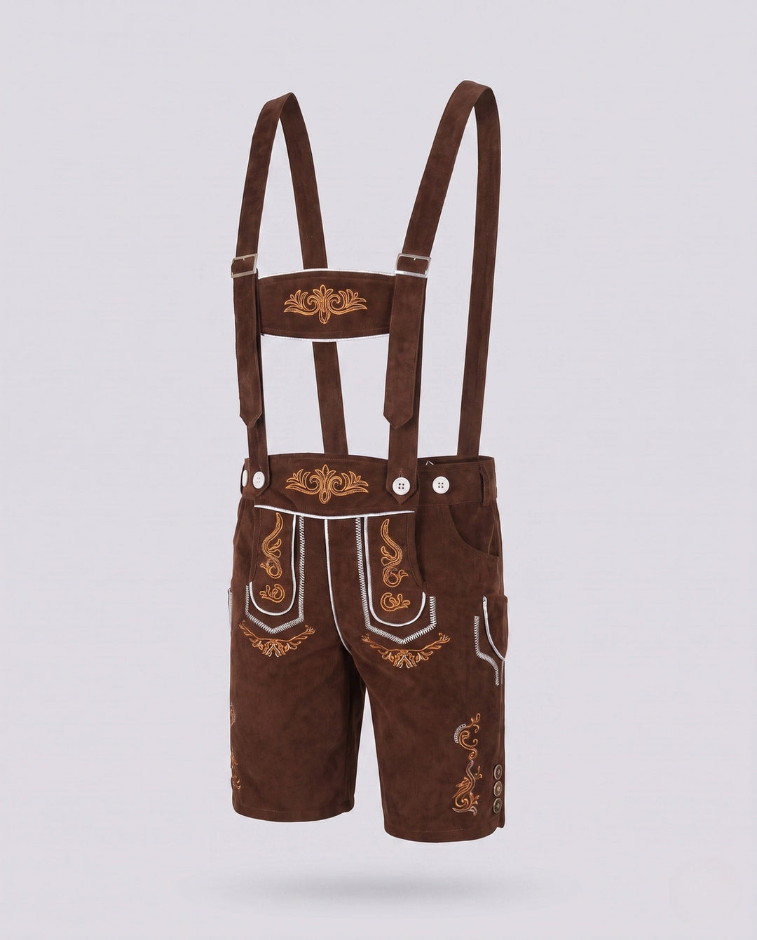 Herren Festliche Lederhose zum Oktoberfest in Braun