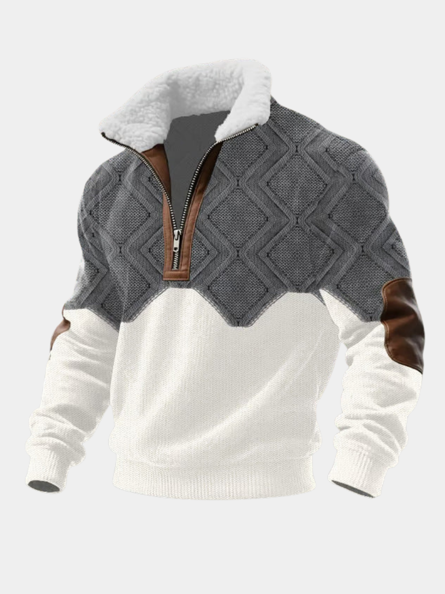 Herren Fleece-Pullover für eleganten Alltag