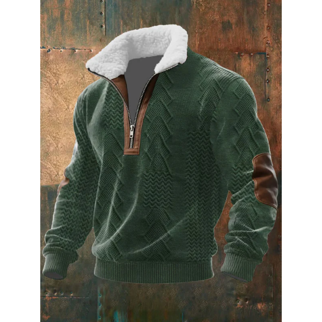 Herren Fleece-Pullover für eleganten Alltag (4)