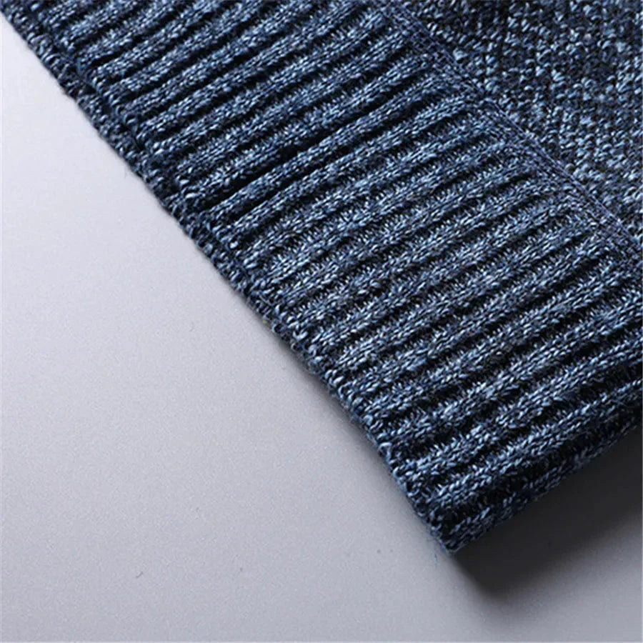 Herren Fleece Pullover Tailliert im Alltag (4)