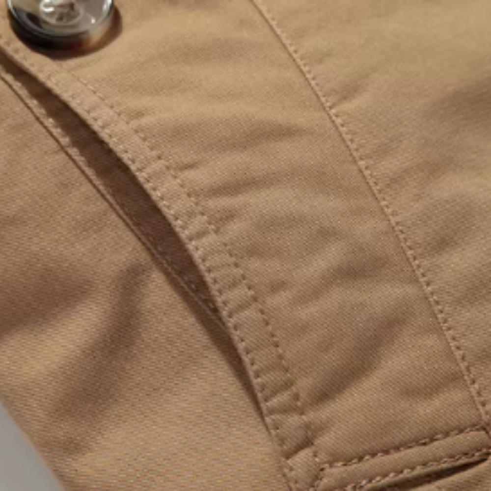 Herren Gepolsterte Trench Jacke für Herbst (10)