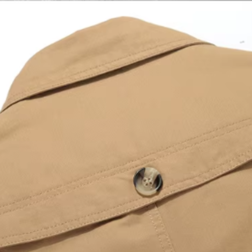 Herren Gepolsterte Trench Jacke für Herbst (9)
