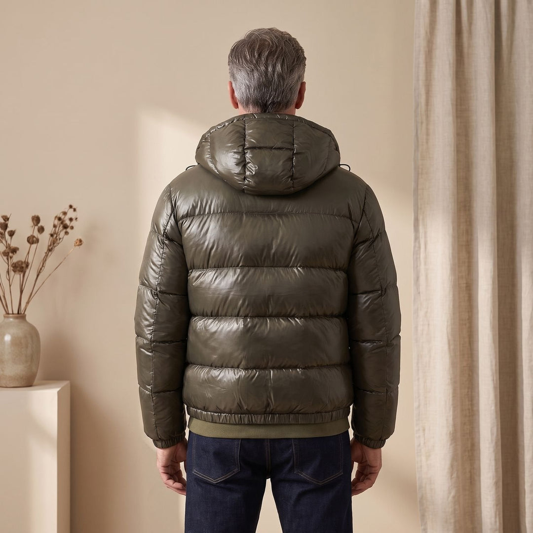 Herren Gesteppte Daunenjacke für Winter und Outdoor (10)
