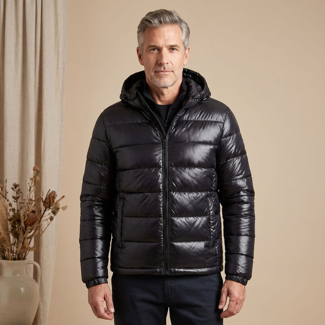 Herren Gesteppte Daunenjacke für Winter und Outdoor (4)