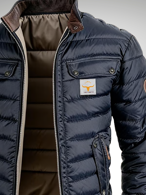 Herren Gesteppte Jacke für Herbst (3)