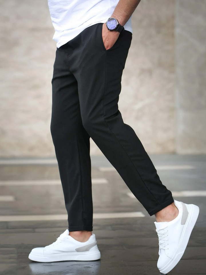 Herren Hose im klassischen Stil mit Komfortbund (10)