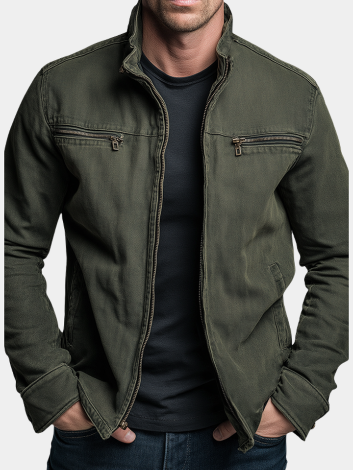 Herren Jacke aus Baumwolle für Herbst