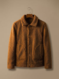 Jakob | Herren Jacke aus Sherpa-Fleece zum Schichten