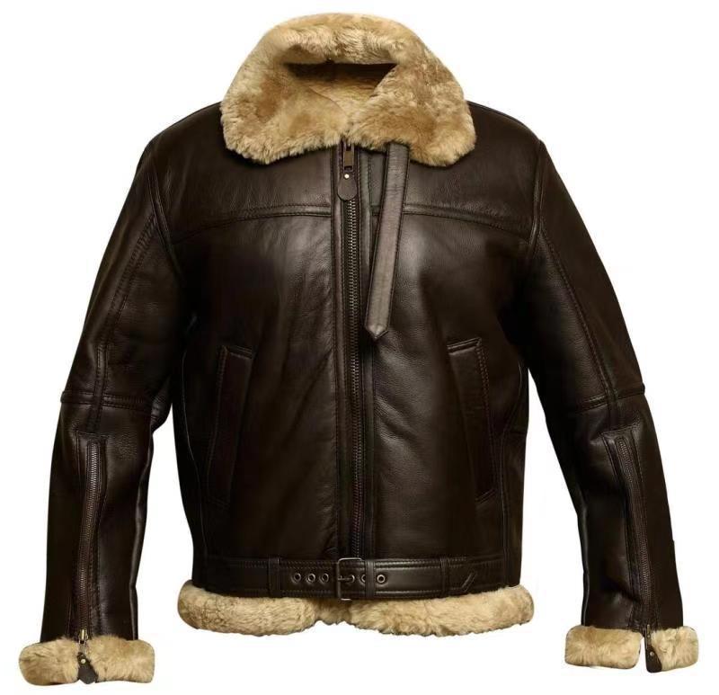 Herren Jacke im Aviator-Stil für Freizeit (5)