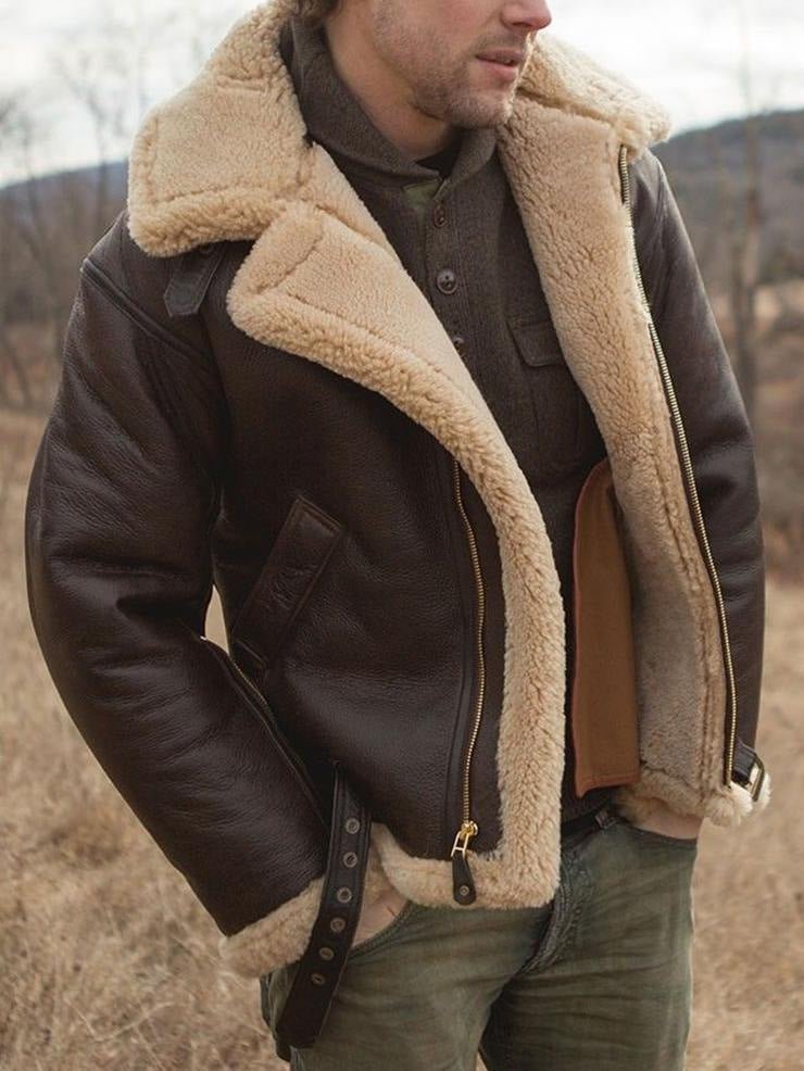 Herren Jacke im Aviator-Stil für Freizeit (7)
