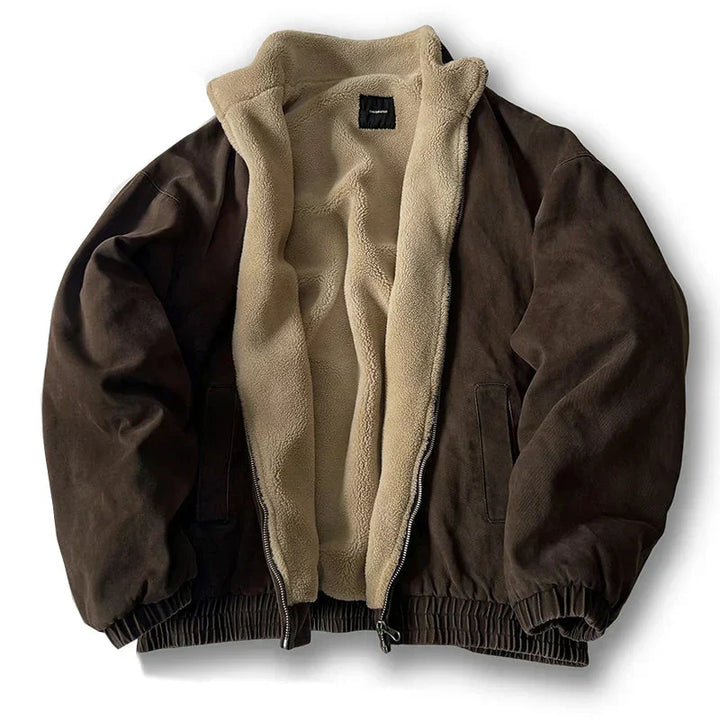 Herren Jacke im Casual-Stil für den Herbst in Braun