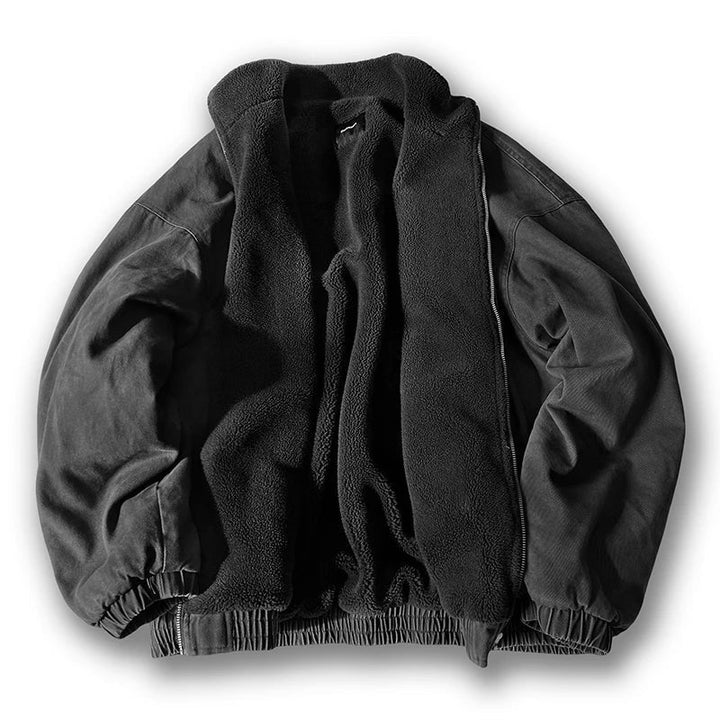 Herren Jacke im Casual-Stil für den Herbst in Grau