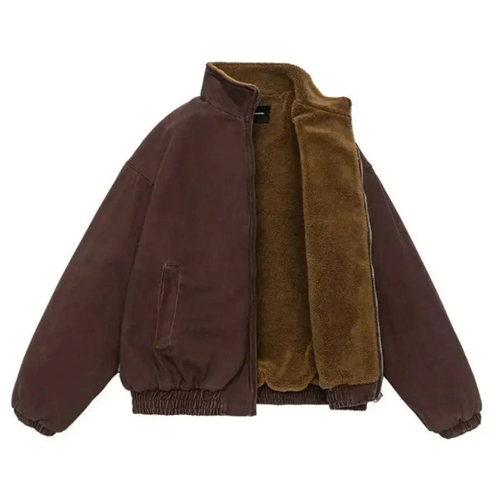 Herren Jacke im Casual-Stil für den Herbst in Rot 2
