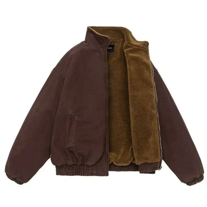 Herren Jacke im Casual-Stil für den Herbst in Rot 2