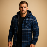Max | Herren Jacke im Printdesign mit Kapuze