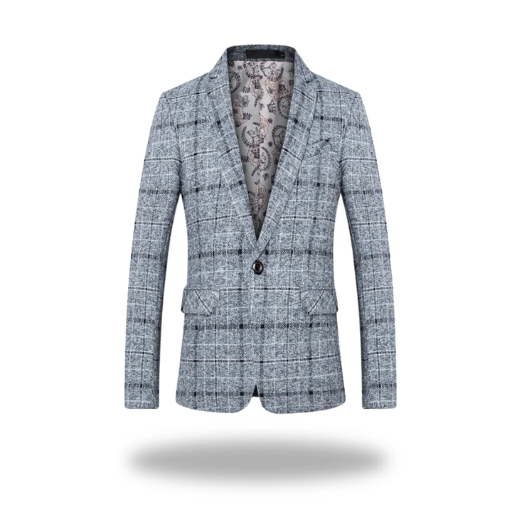 Herren Jacke Klassisch Tailored im Business-Stil in Grau