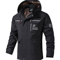 Elias | Herren Jacke mit Kapuze Wasserdicht