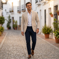 Anton | Herren Jacke mit Tailiertem Schnitt im Smart-Casual-Stil