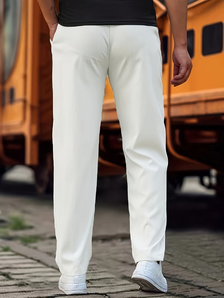 Herren Jogginghose aus elastischem Strickstoff (7)