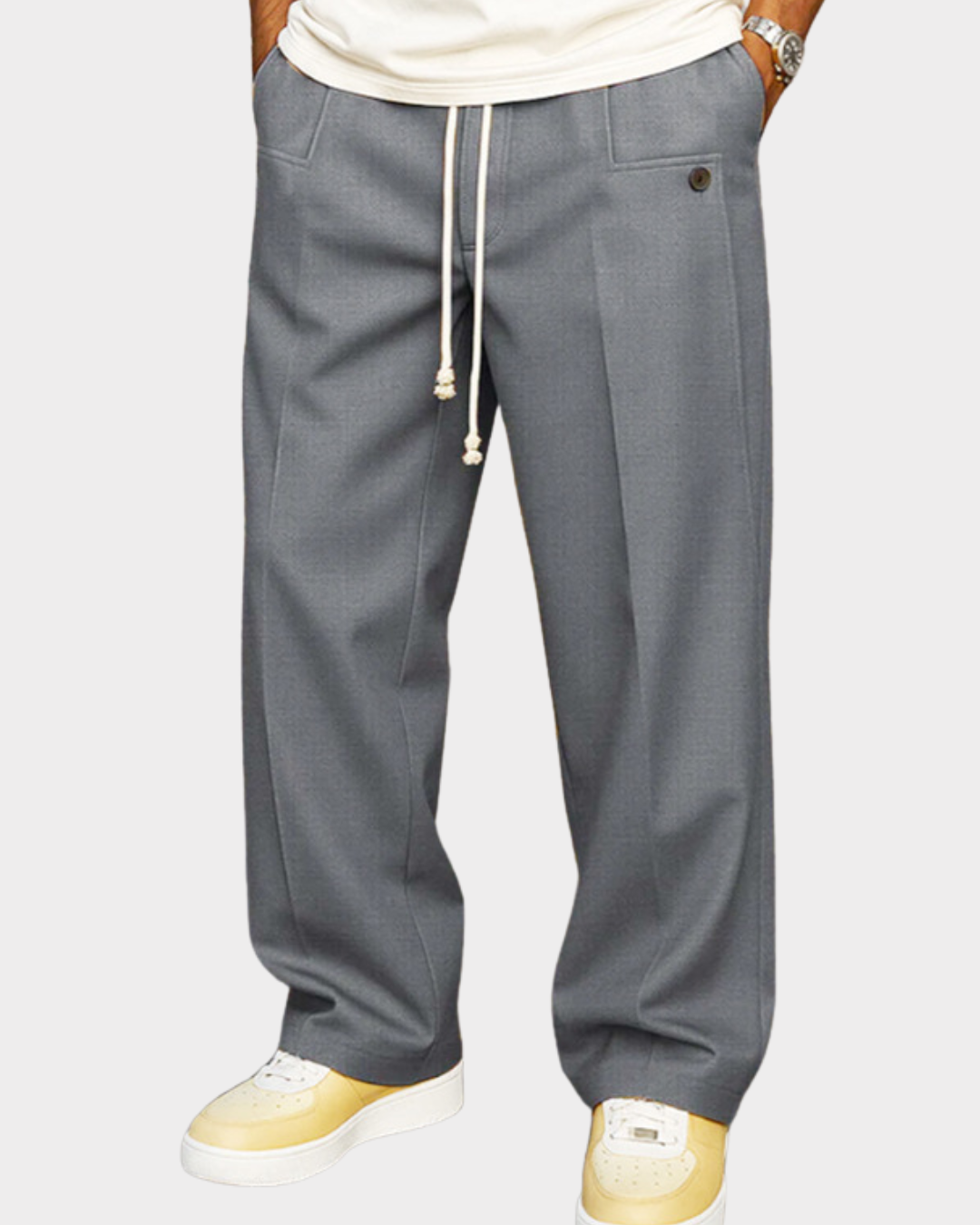 Herren Jogginghose elegant und bequem in Dunkelgrau