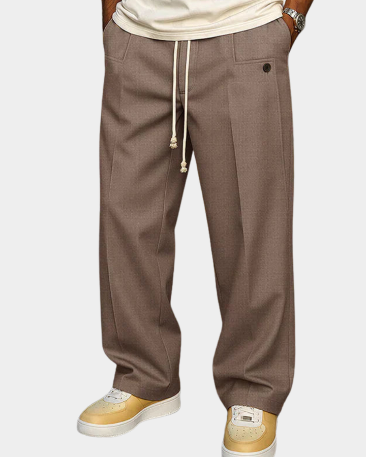 Herren Jogginghose elegant und bequem in Hellbraun