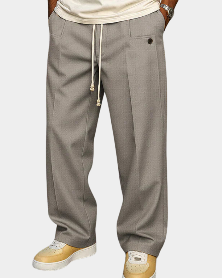 Herren Jogginghose elegant und bequem in Hellgrau