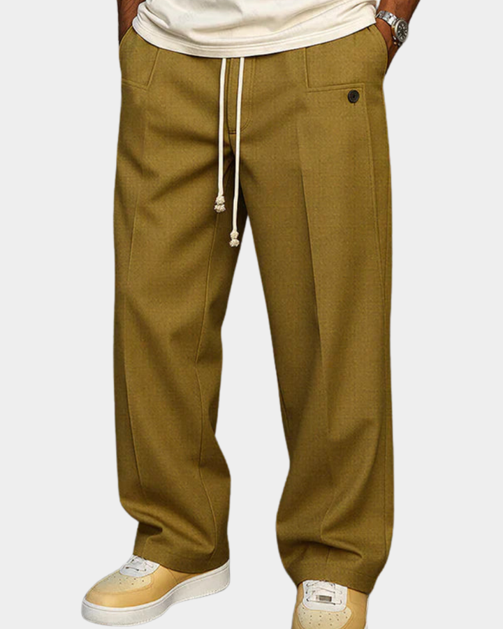Herren Jogginghose elegant und bequem in Khaki