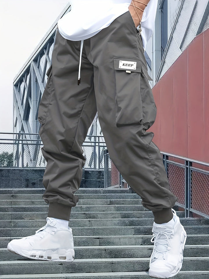 Herren Jogginghose im Cargo-Stil mit Komfort (10)