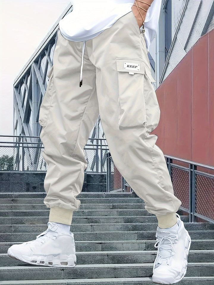 Herren Jogginghose im Cargo-Stil mit Komfort (5)