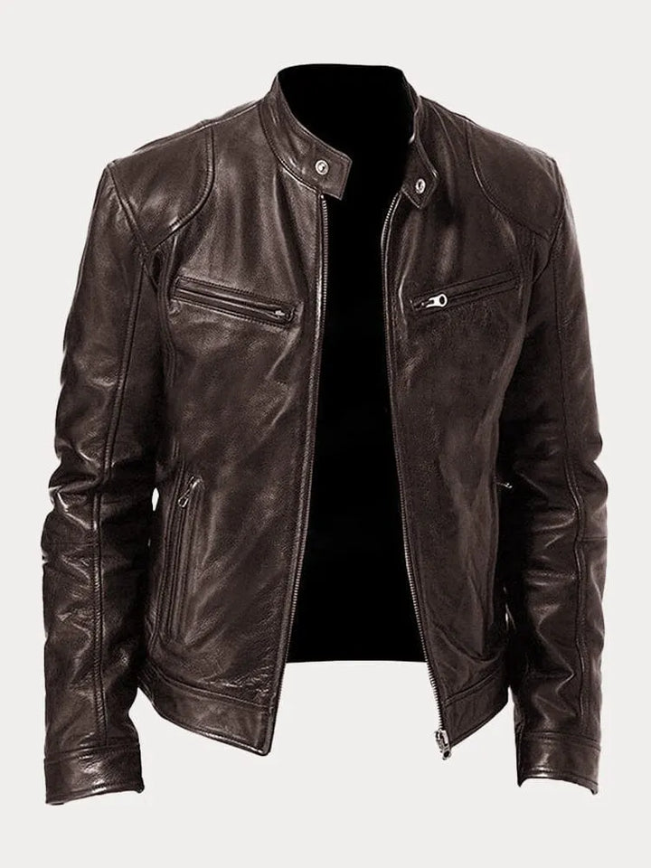Herren Klassische Jacke für Vielseitige Looks in Braun