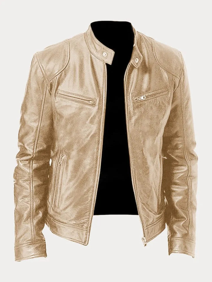 Herren Klassische Jacke für Vielseitige Looks in Goldfarben