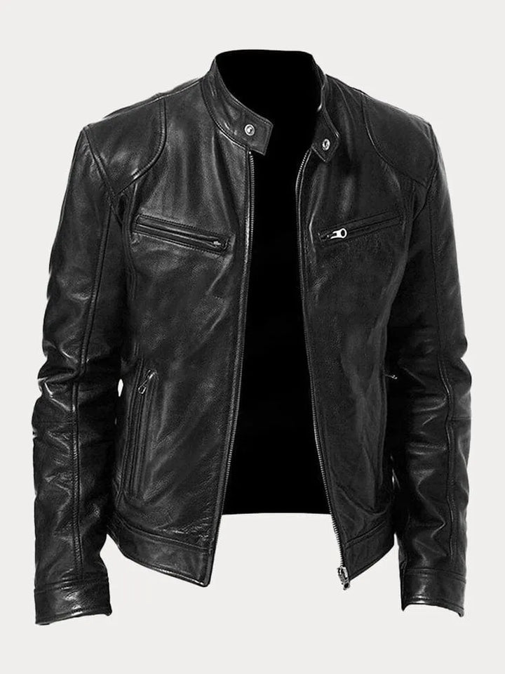 Herren Klassische Jacke für Vielseitige Looks in Schwarz