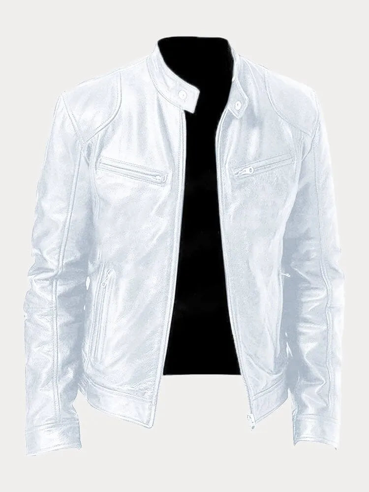 Herren Klassische Jacke für Vielseitige Looks in Weiß