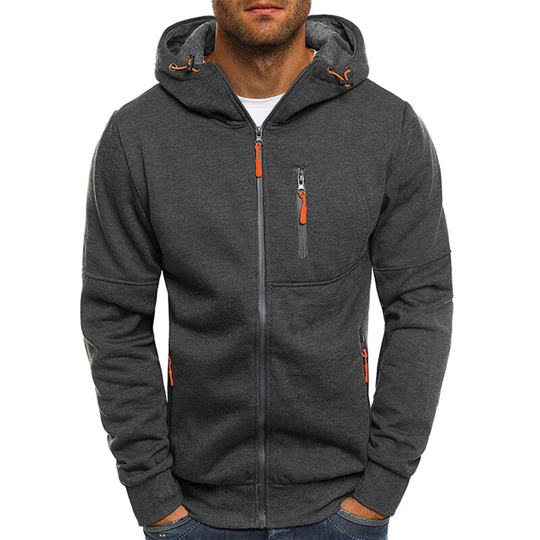 Herren Lässige Jacke für den Herbst in Dunkelgrau