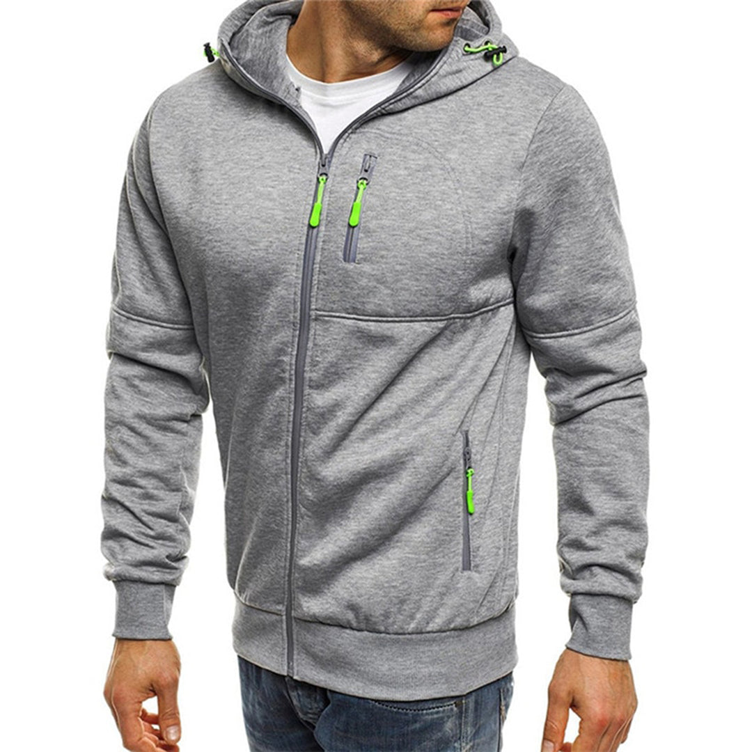 Herren Lässige Jacke für den Herbst in Hellgrau