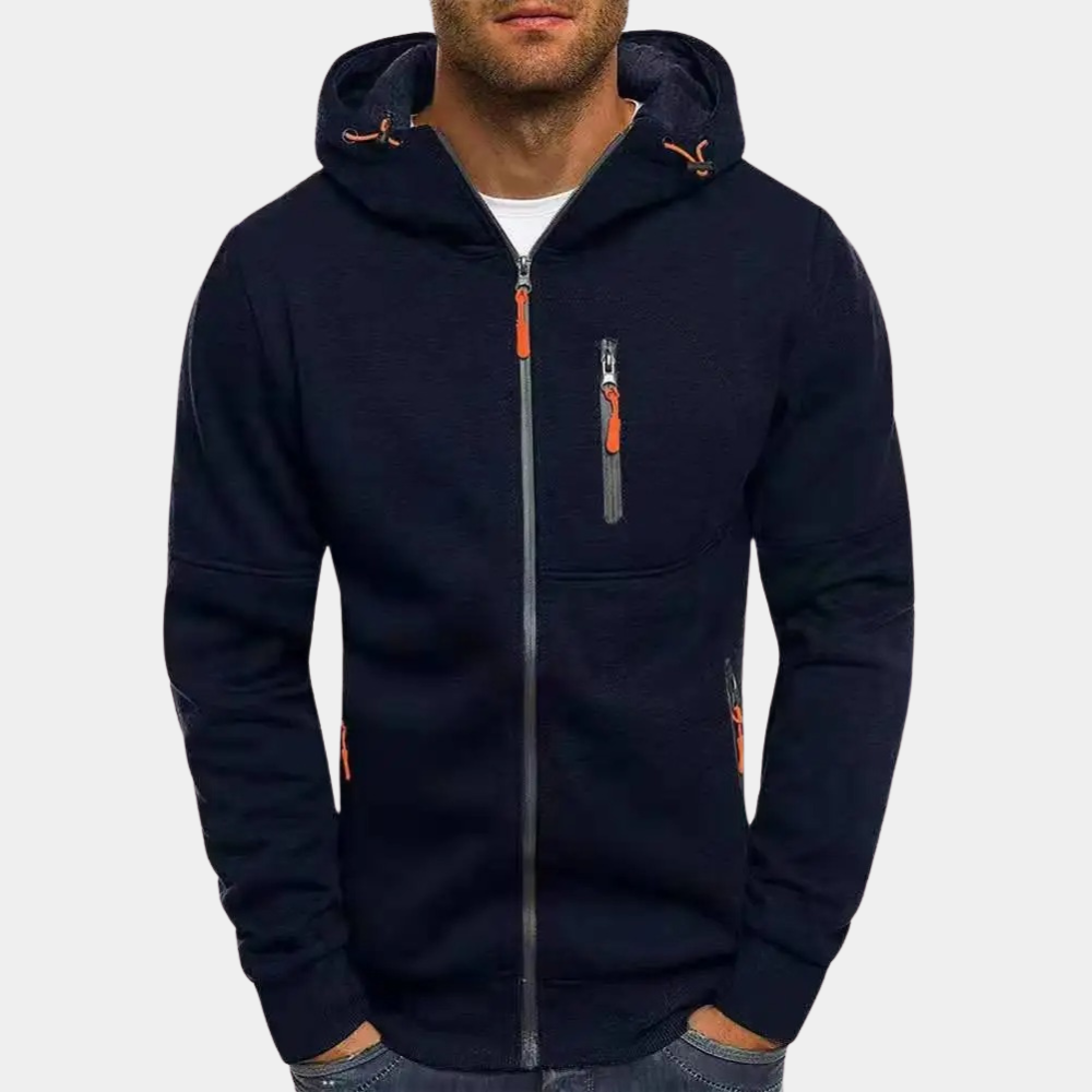 Herren Lässige Jacke für den Herbst in Marineblau
