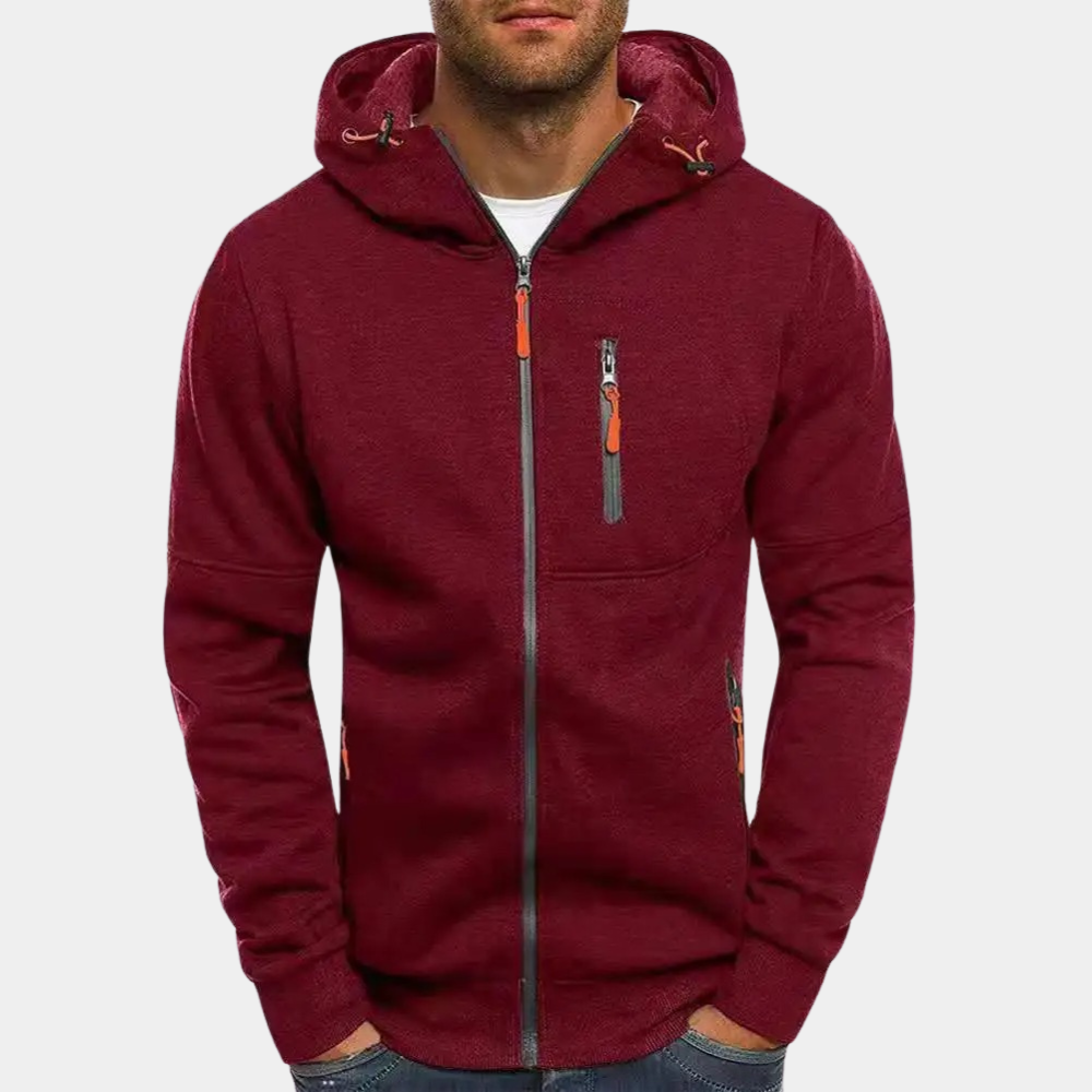 Herren Lässige Jacke für den Herbst in Rot