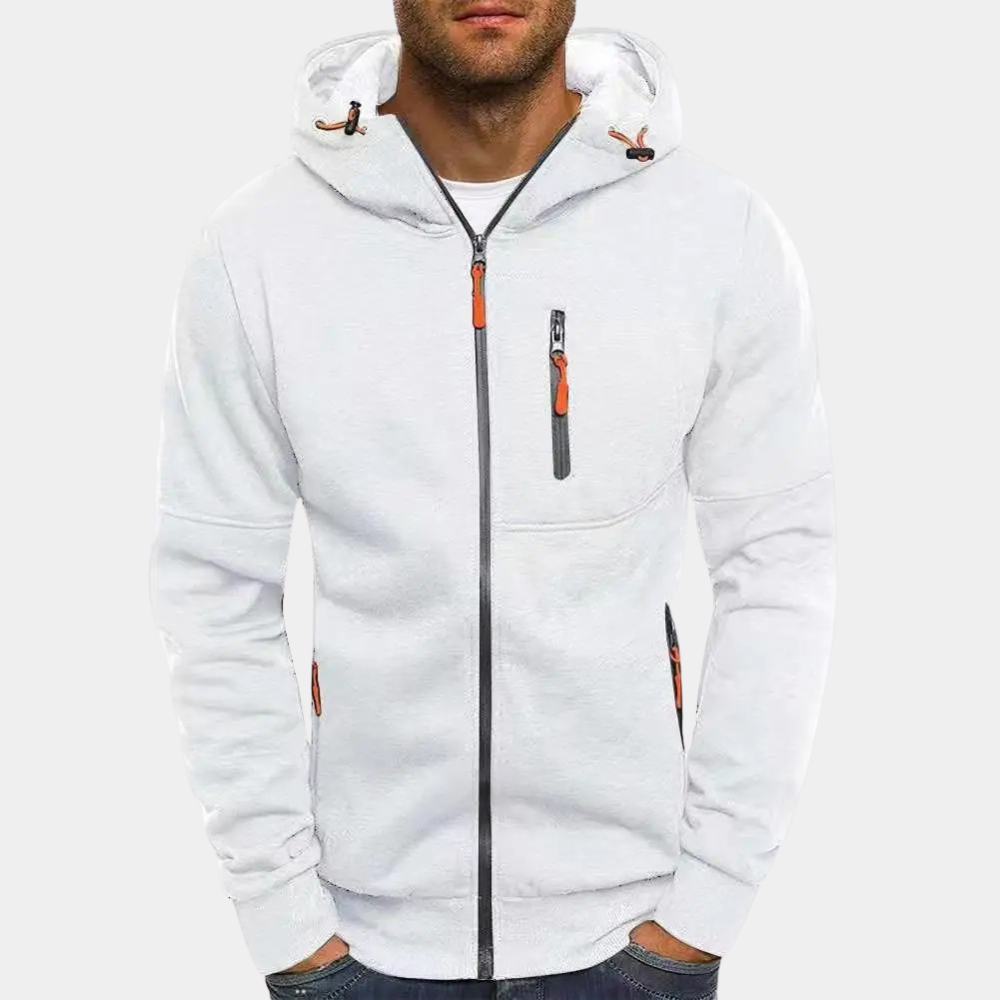 Herren Lässige Jacke für den Herbst in Weiß