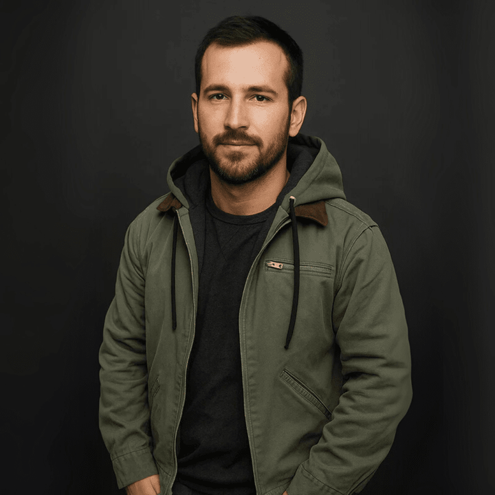 Herren Lederjacke mit Kapuze für Herbst (8)