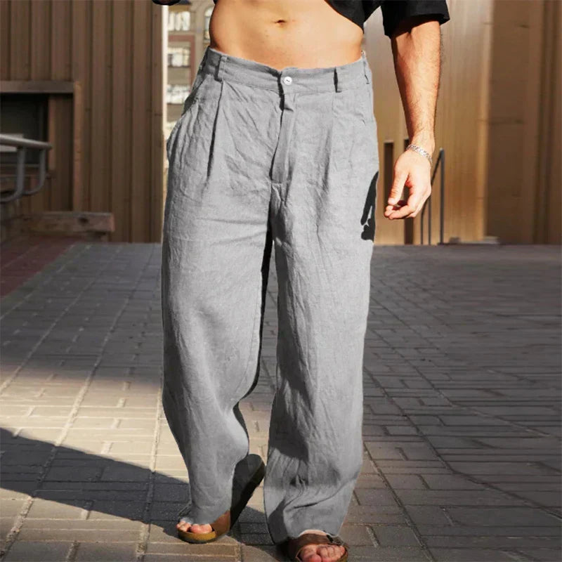 Herren Leichte Casual-Hose für Herbst in Grau