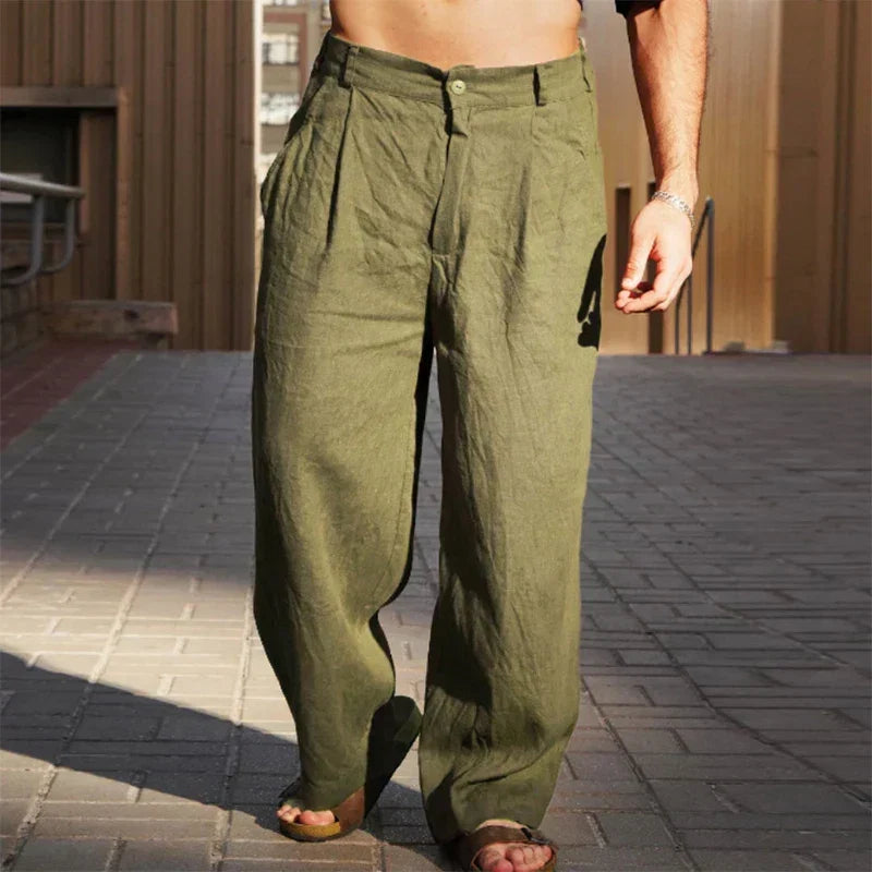 Herren Leichte Casual-Hose für Herbst in Grün