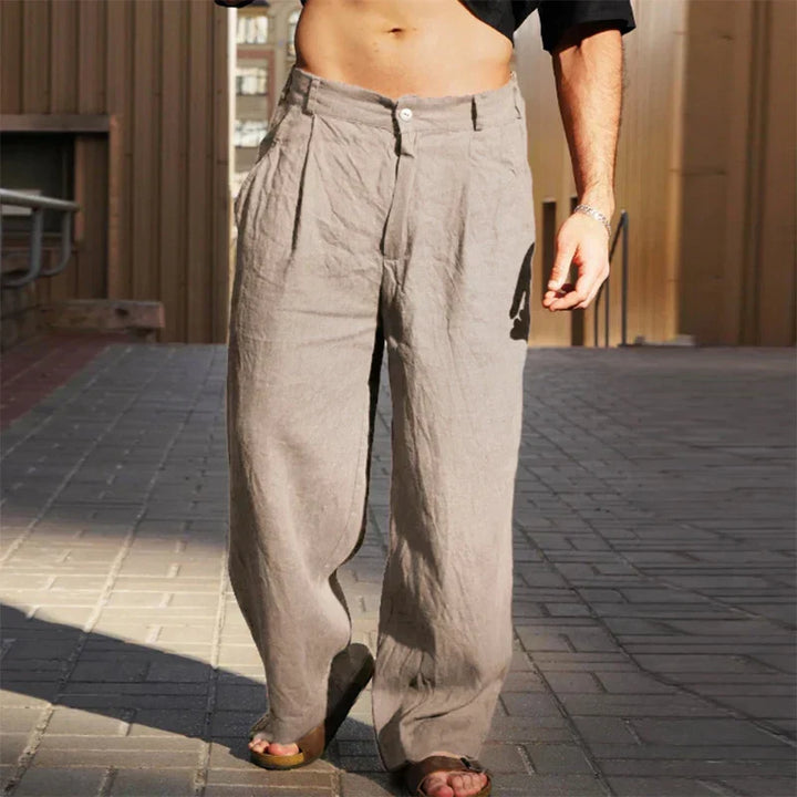 Herren Leichte Casual-Hose für Herbst in Khaki
